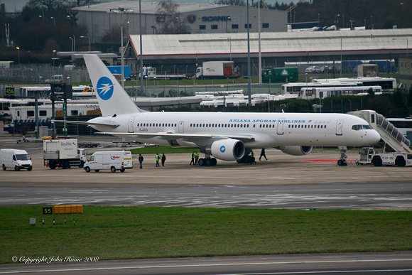 Boeing 757 [F-GTID] on lease to the Afghan Government