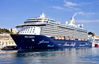 Cruise Ship Mein Schiff 3 in Grand Harbour, Valletta