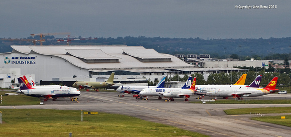 General View of Airbus Storage Area