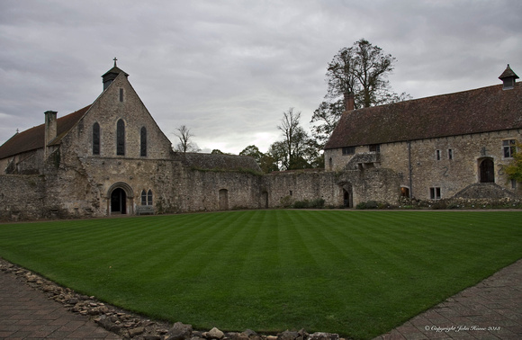 Beaulieu Abbey - View across the Cloisters