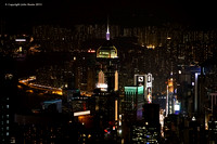 Hong Kong at night from the Peak