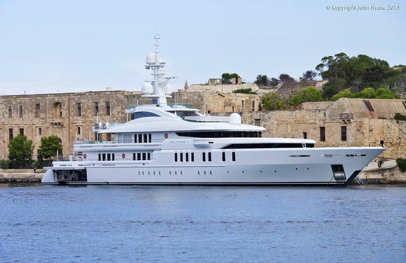 Yatch in Lazzaretto Creek, Valletta