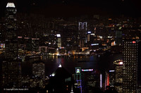 Hong Kong at night from the Peak